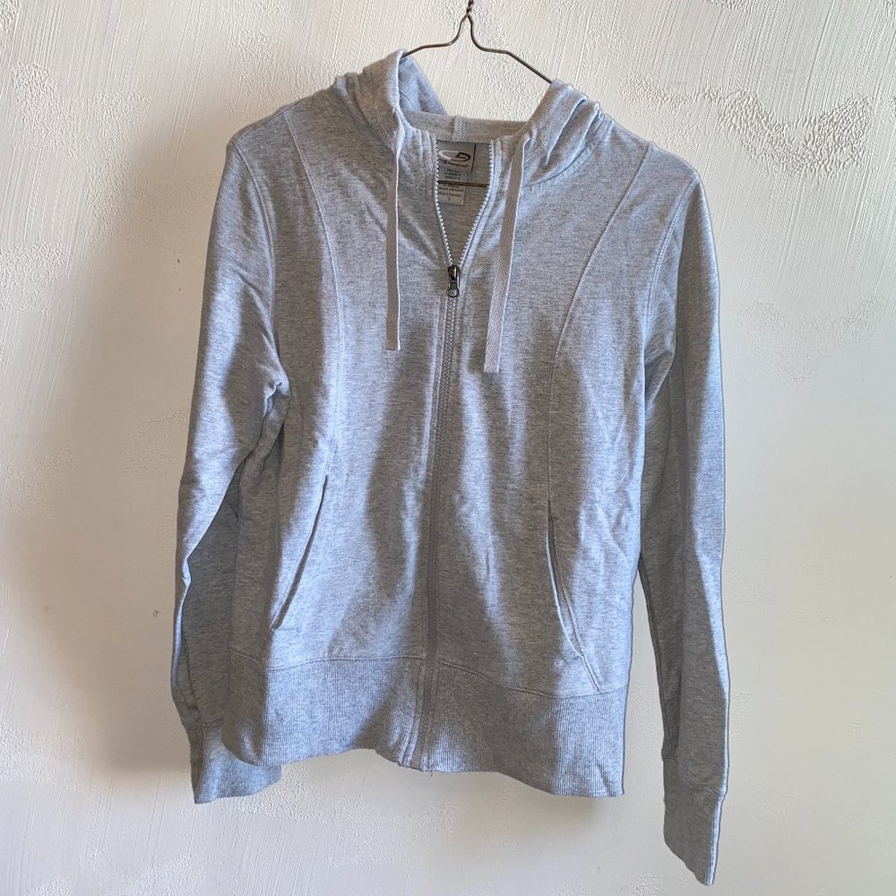 Light gray C9 by Champion zip-up hoodie